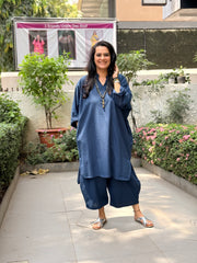 Cotton Calm Edit - Navy