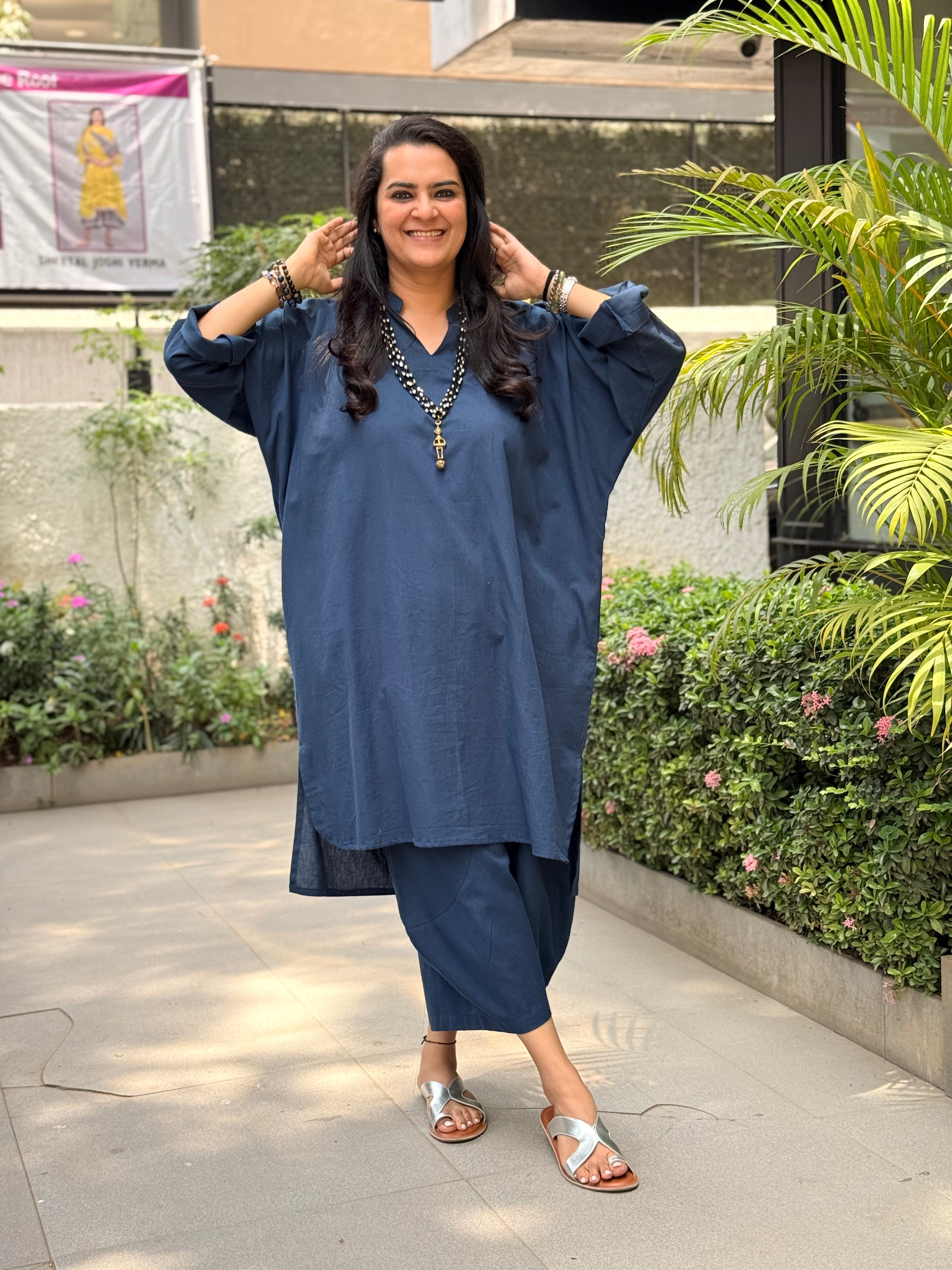 Cotton Calm Edit - Navy