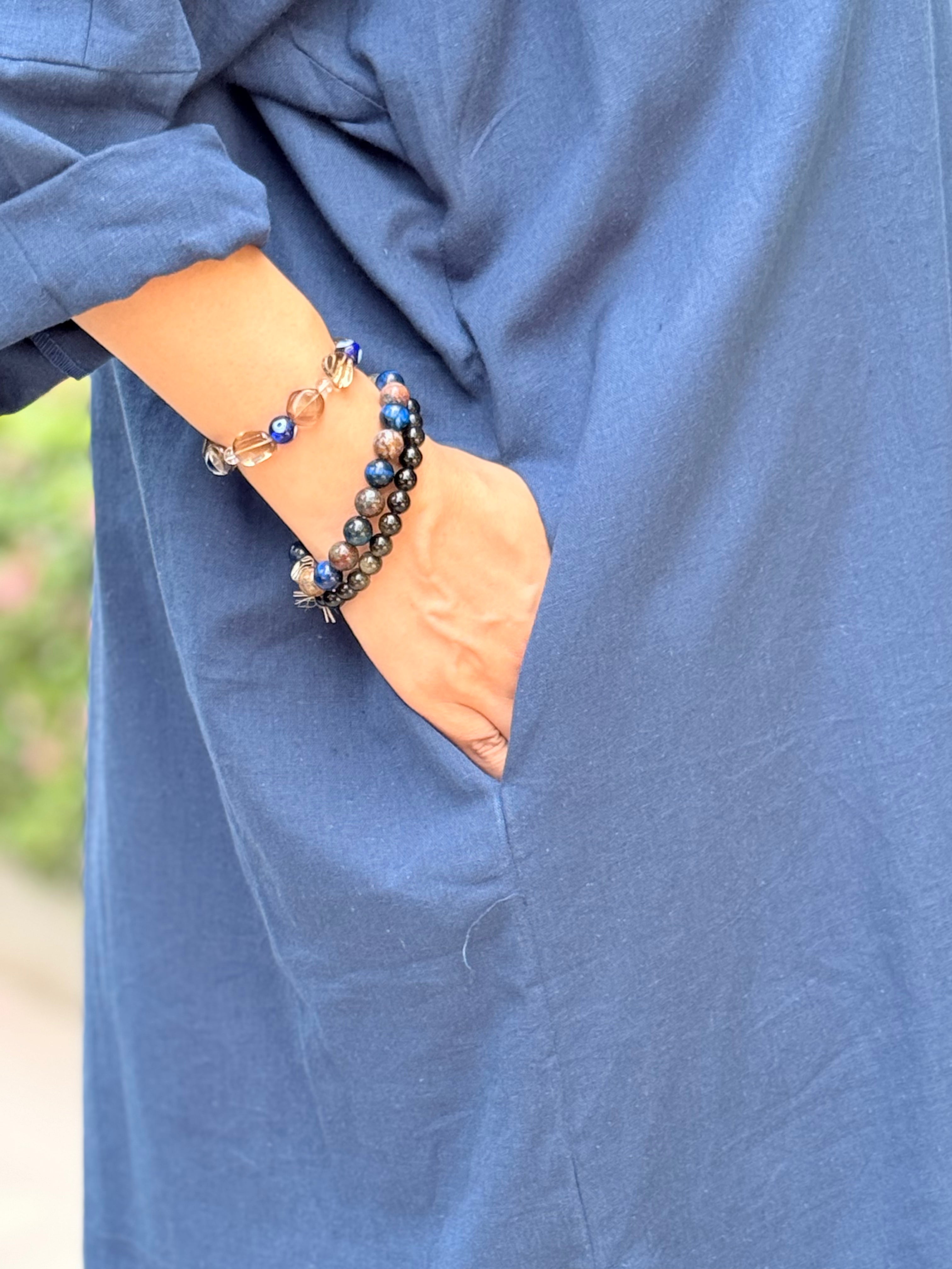 Cotton Calm Edit - Navy