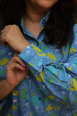 Dino Shirt Blue