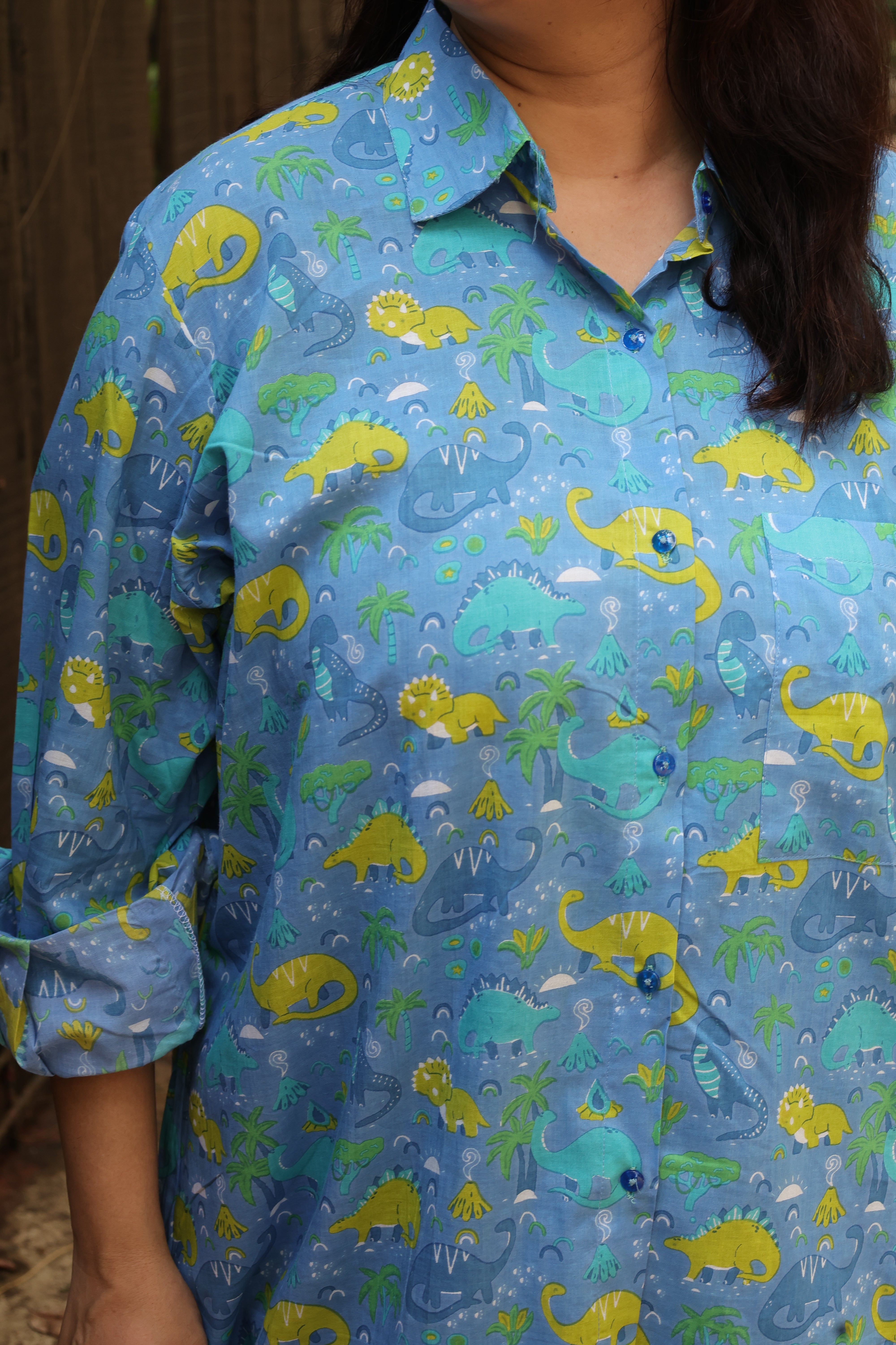 Dino Shirt Blue