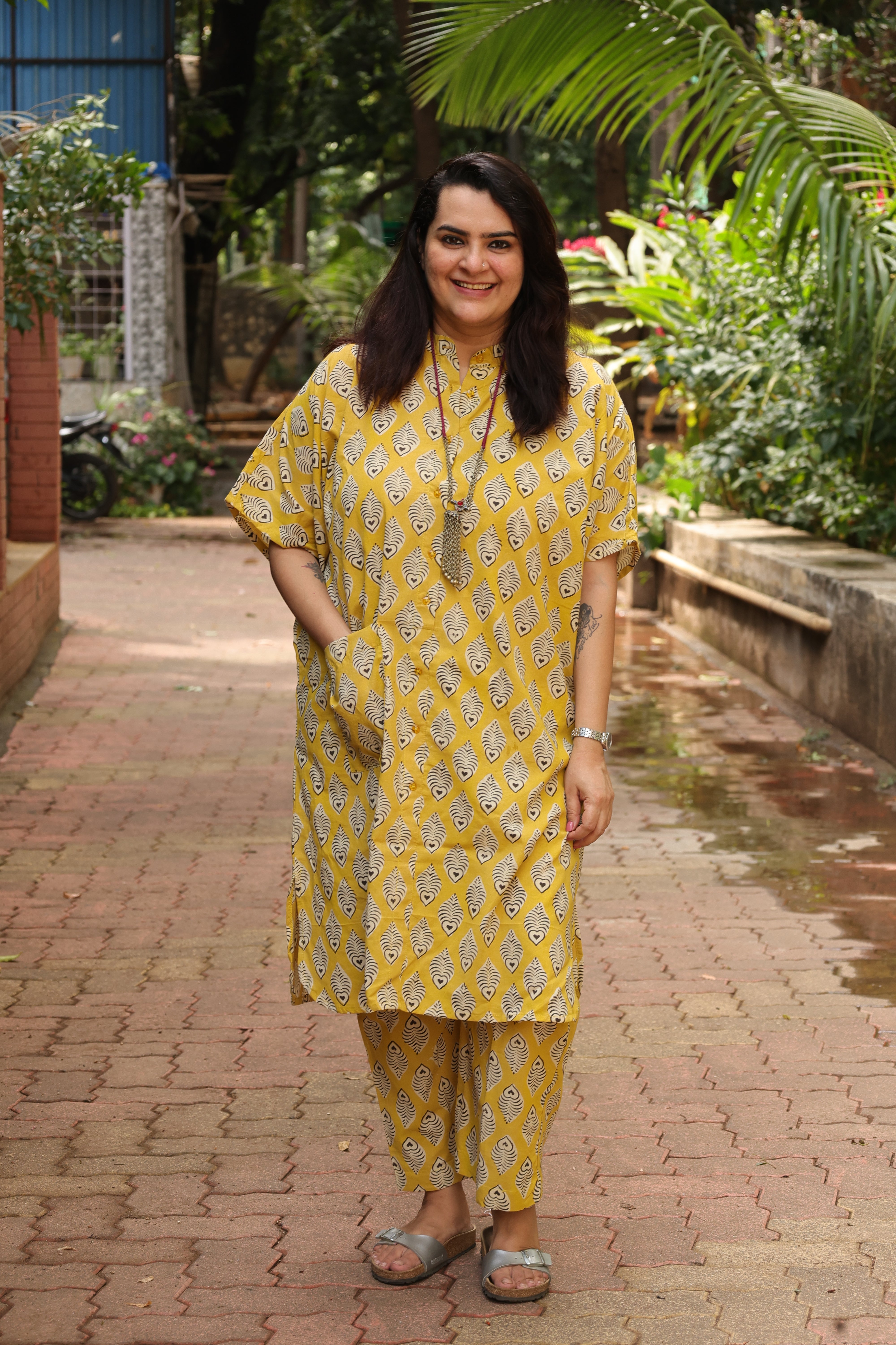 Mustard Feather Set