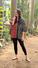 Dual Dot Antifit Shirt Red Black