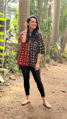 Dual Dot Antifit Shirt Red Black