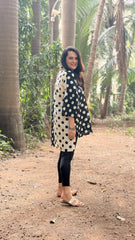 Dual Dot Antifit Shirt Black White