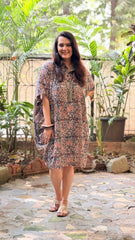 Kalamkari Cowl Dress