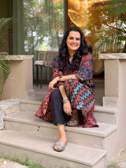 Ajrak Chevron Antifit Kurta