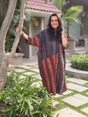 Ajrak Chevron Antifit Kurta