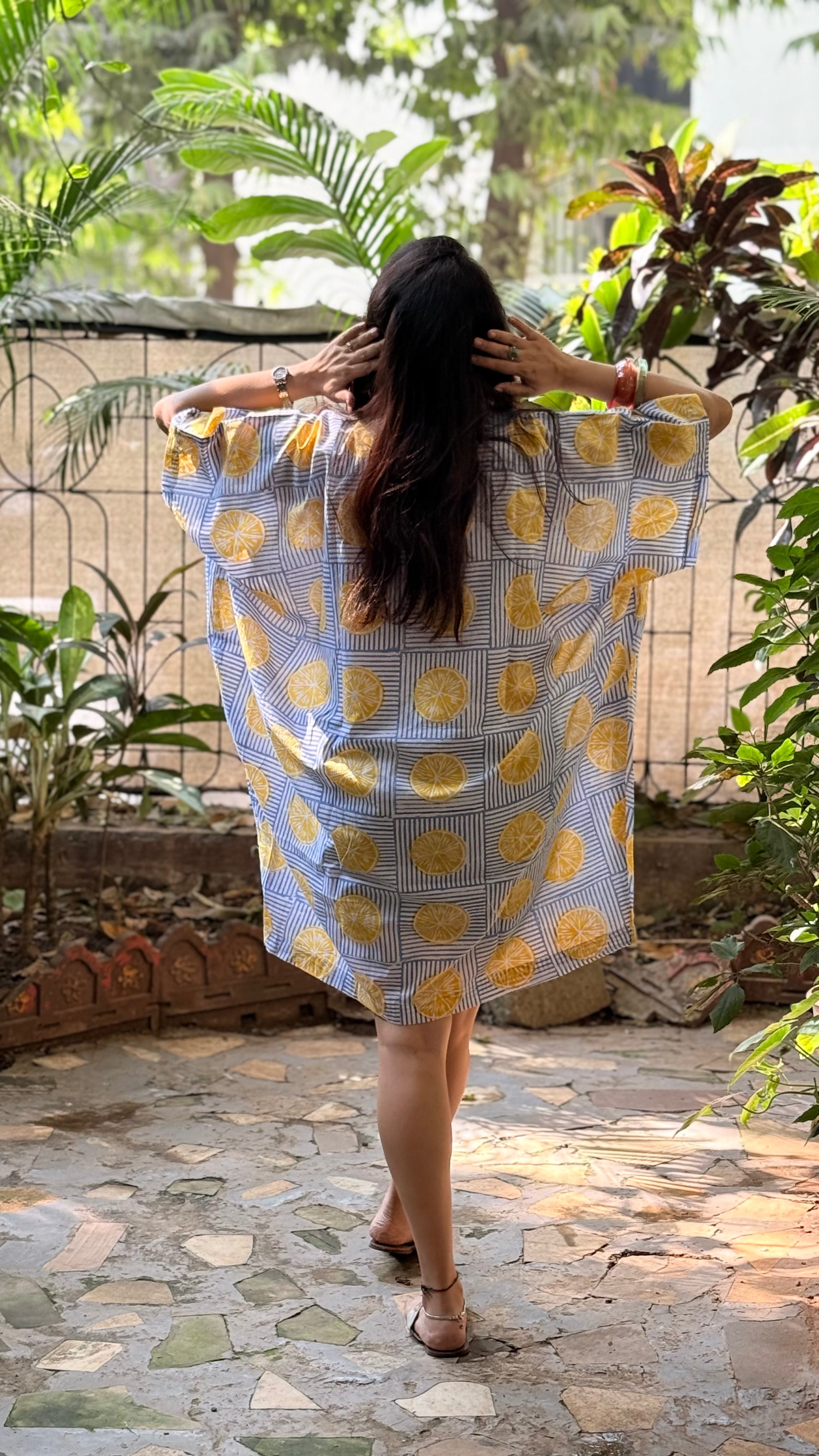 Limonchello Cowl Dress