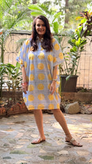 Limonchello Cowl Dress