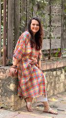 Madras Checks Antifit Kurta