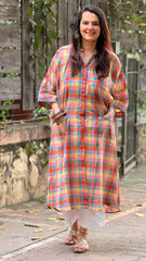 Madras Checks Antifit Kurta