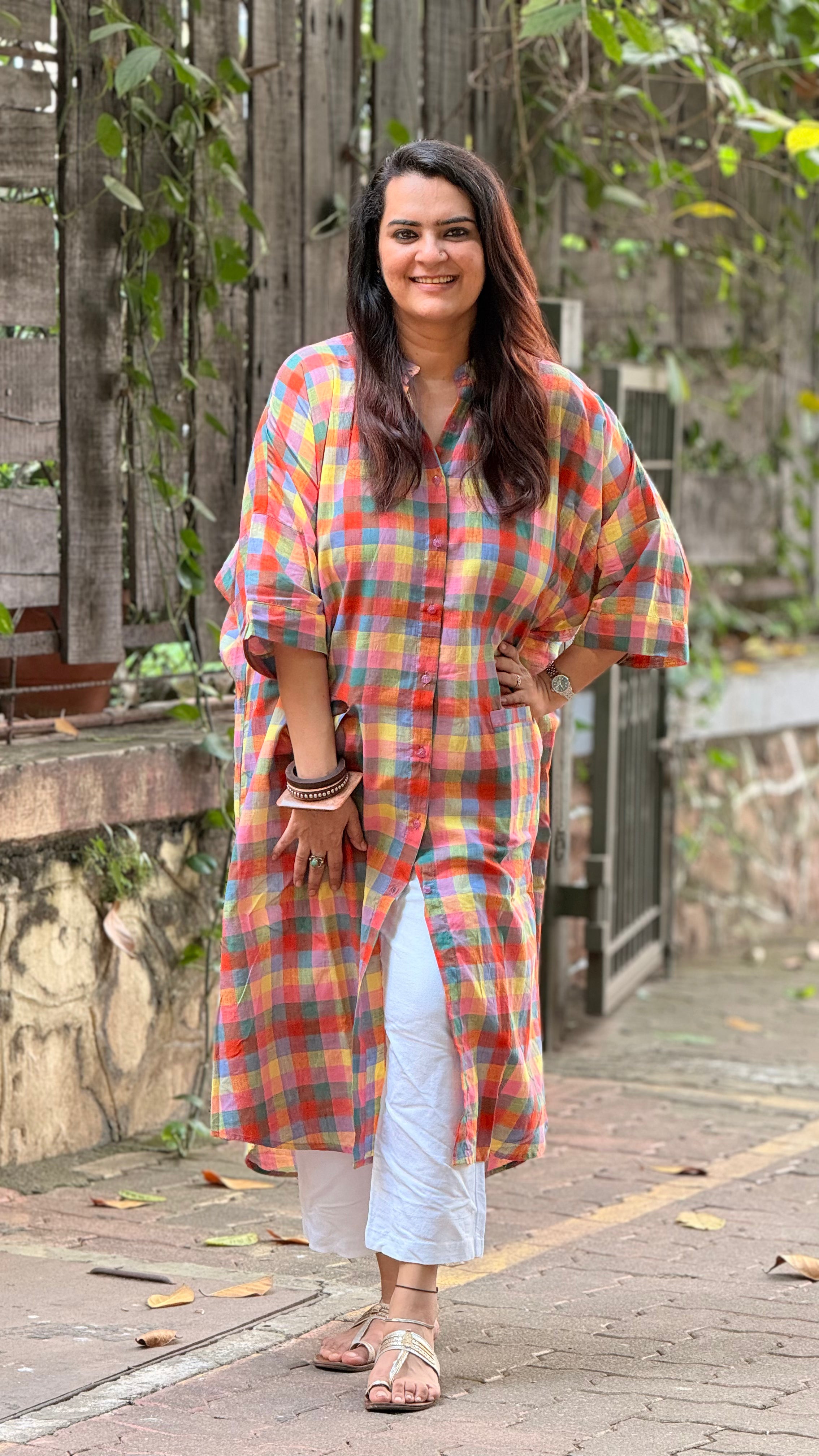 Madras Checks Antifit Kurta