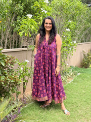 Surkh Dress - Purple (Made to Order)