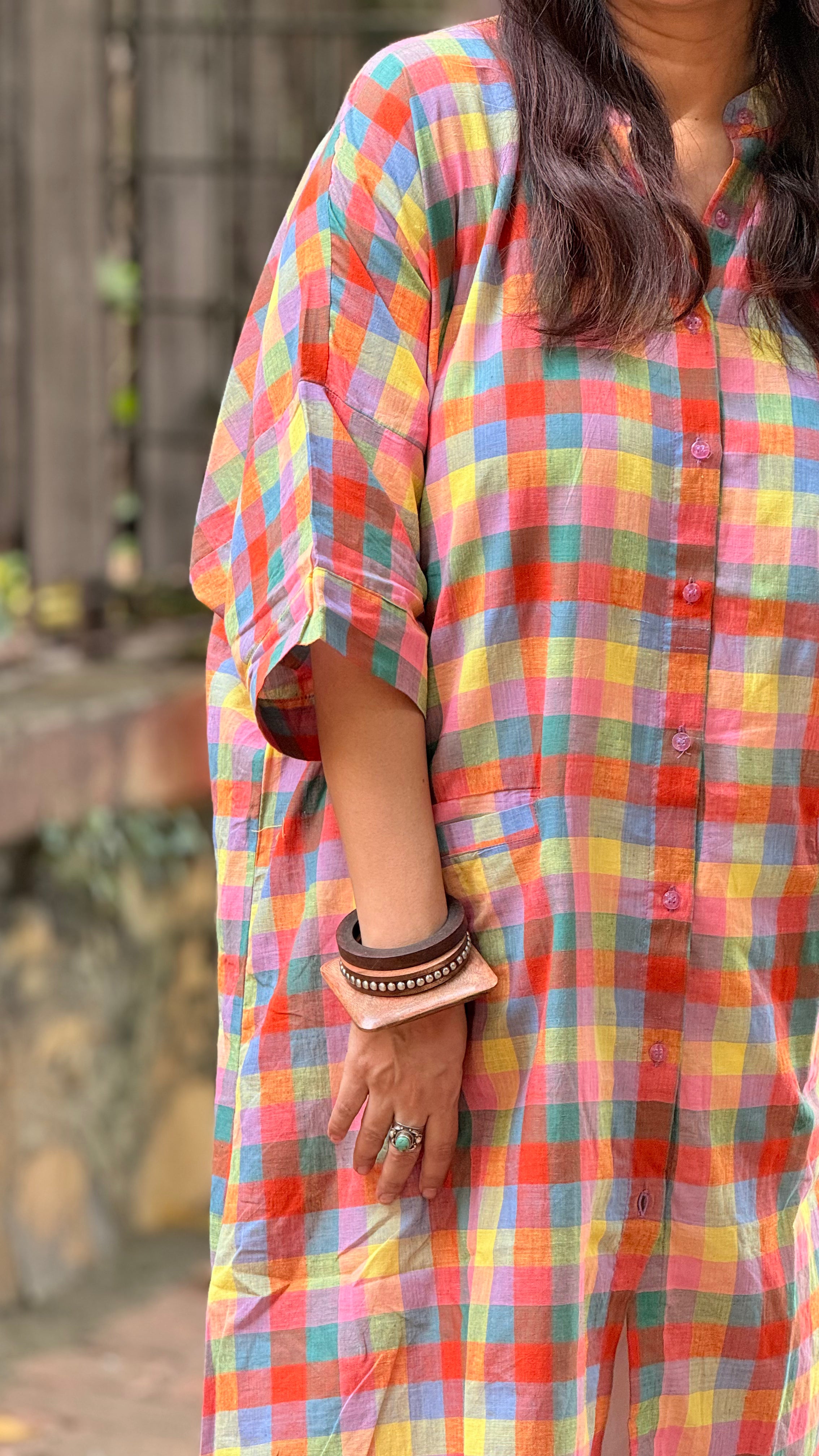 Madras Checks Antifit Kurta