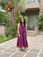Surkh Dress - Purple (Made to Order)