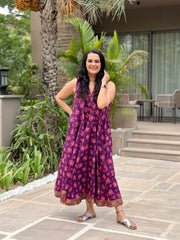 Surkh Dress - Purple (Made to Order)