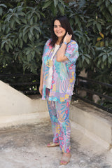 Abstract Art Lavender Coord