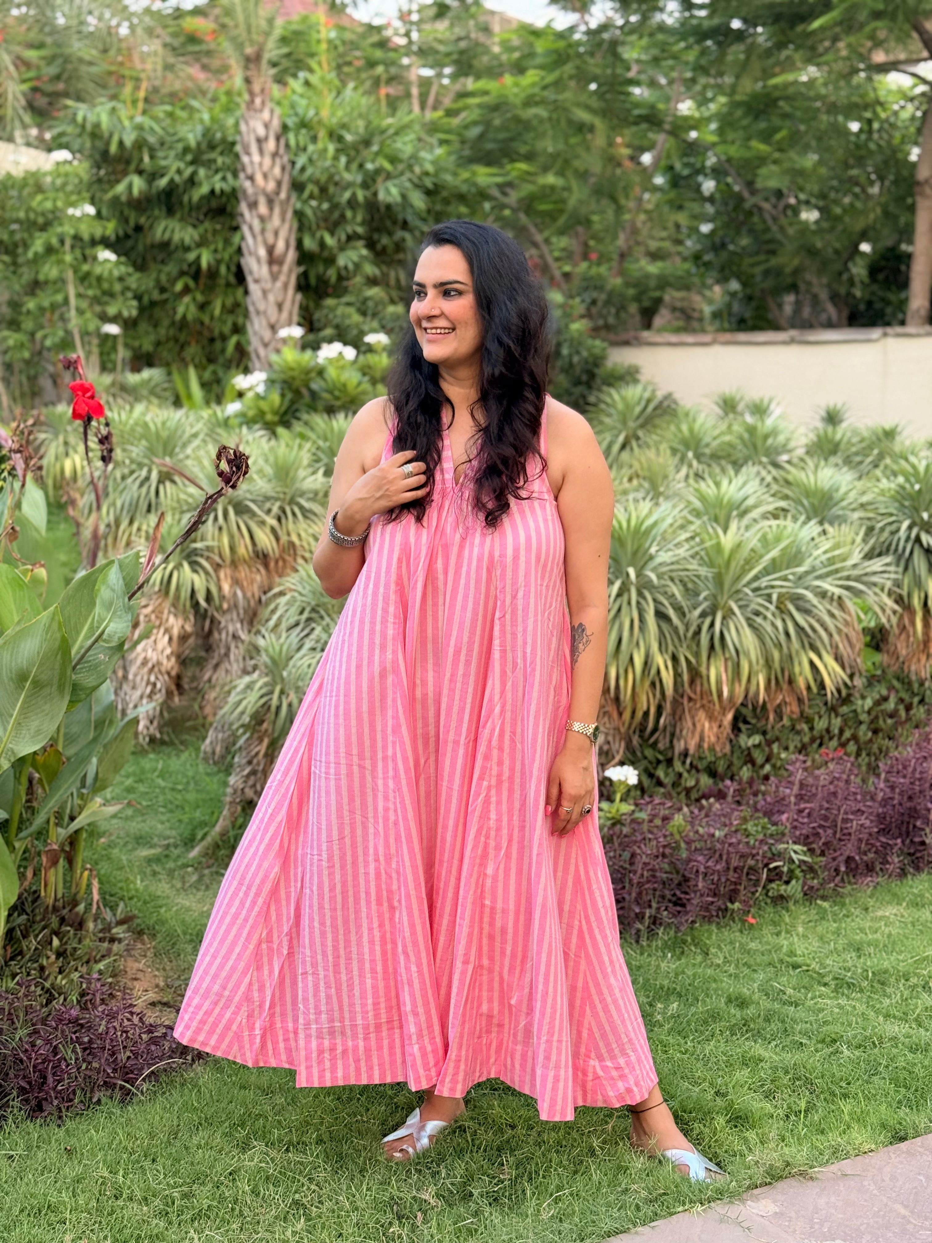 Surkh - Stripe Dress