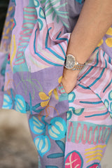 Abstract Art Lavender Coord