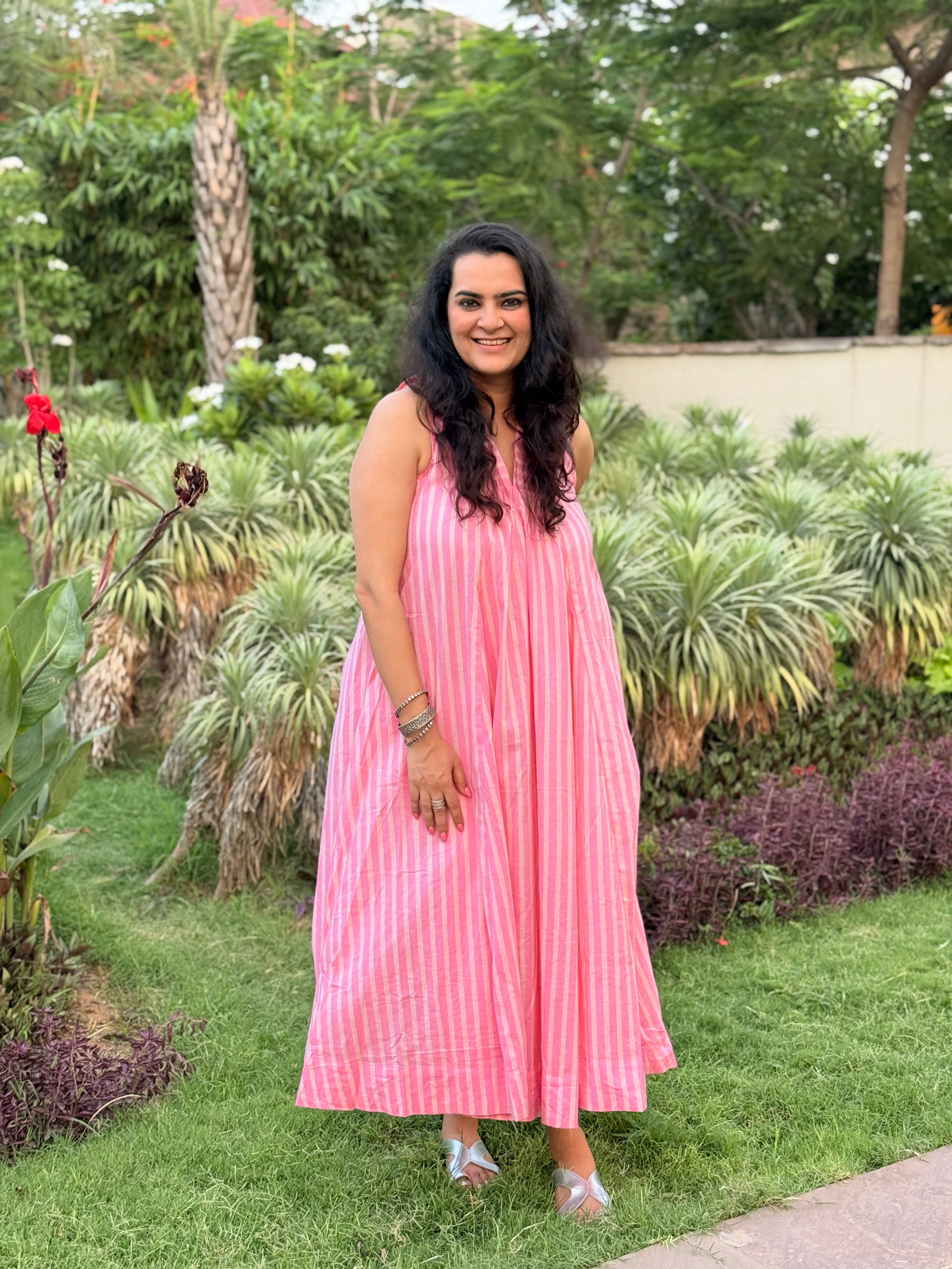 Surkh - Stripe Dress