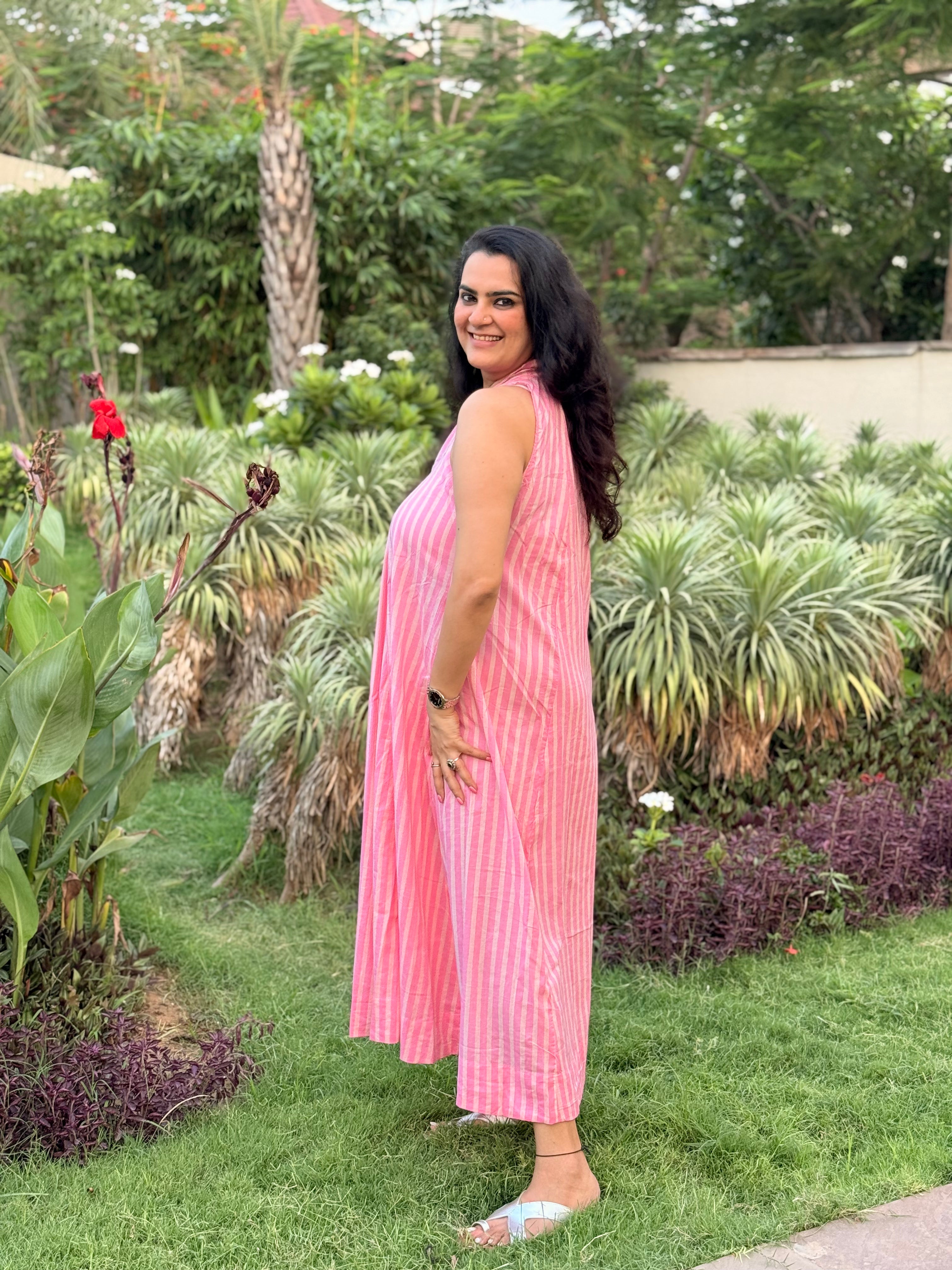 Surkh - Stripe Dress