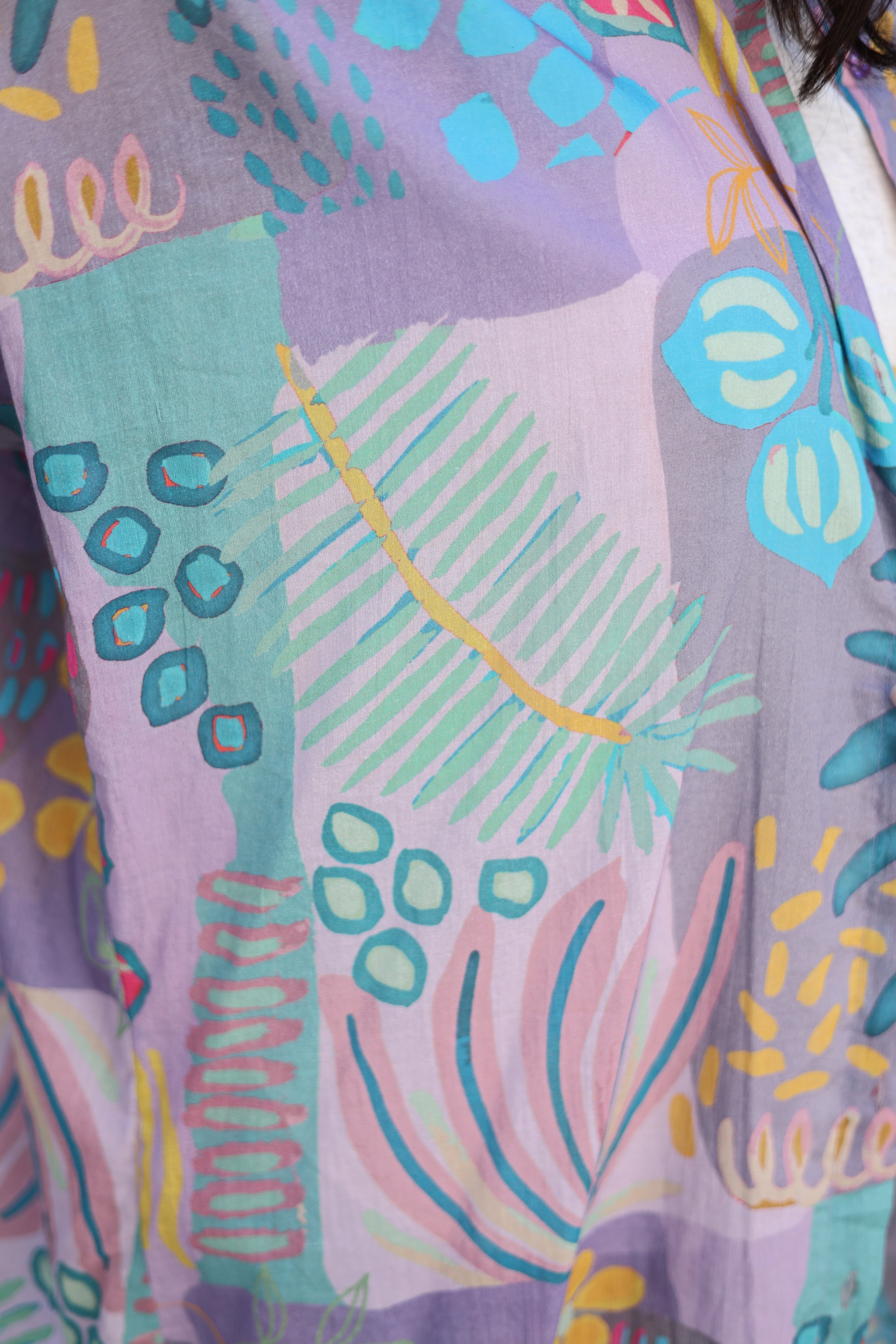 Abstract Art Lavender Coord