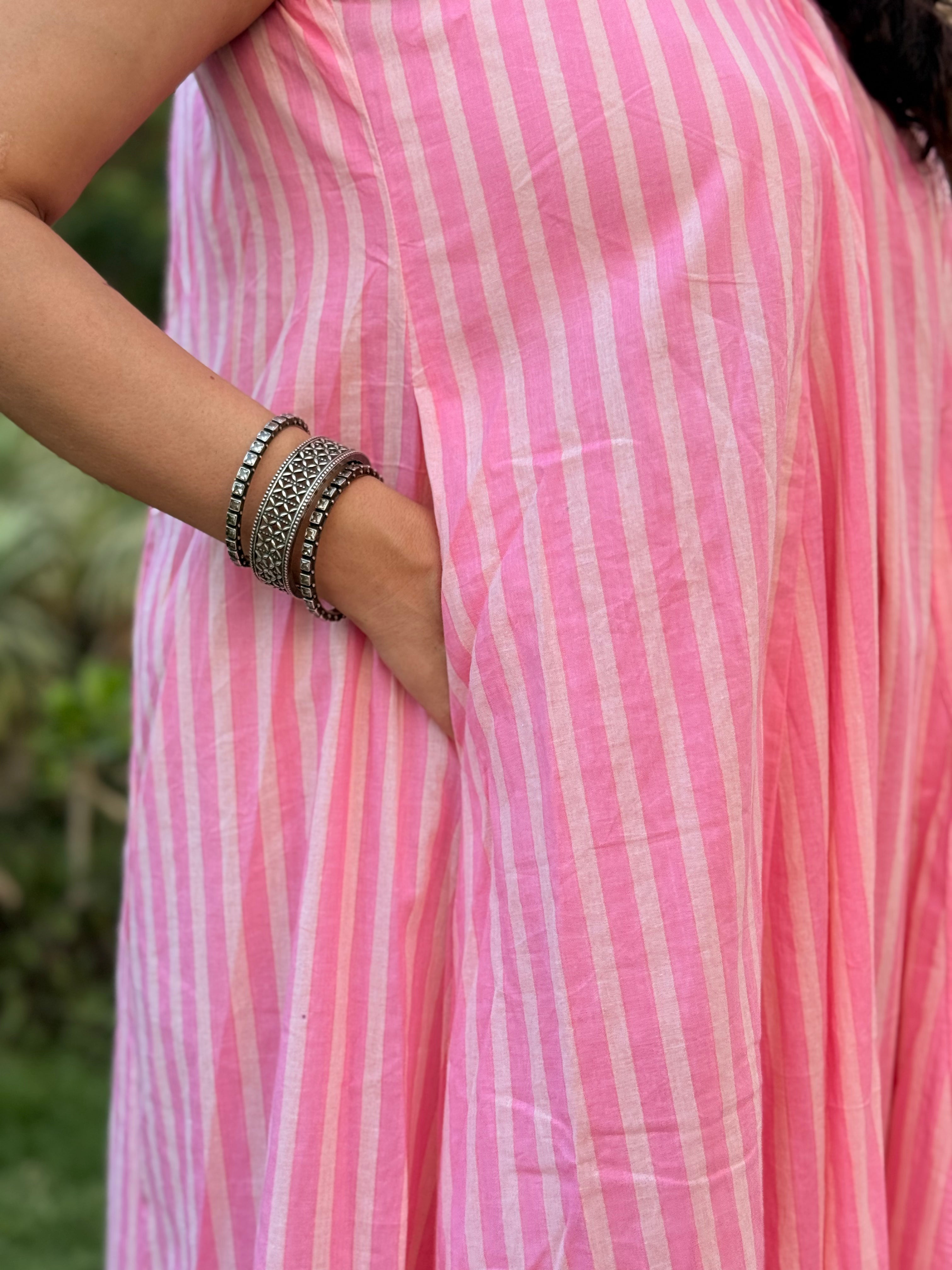 Surkh - Stripe Dress