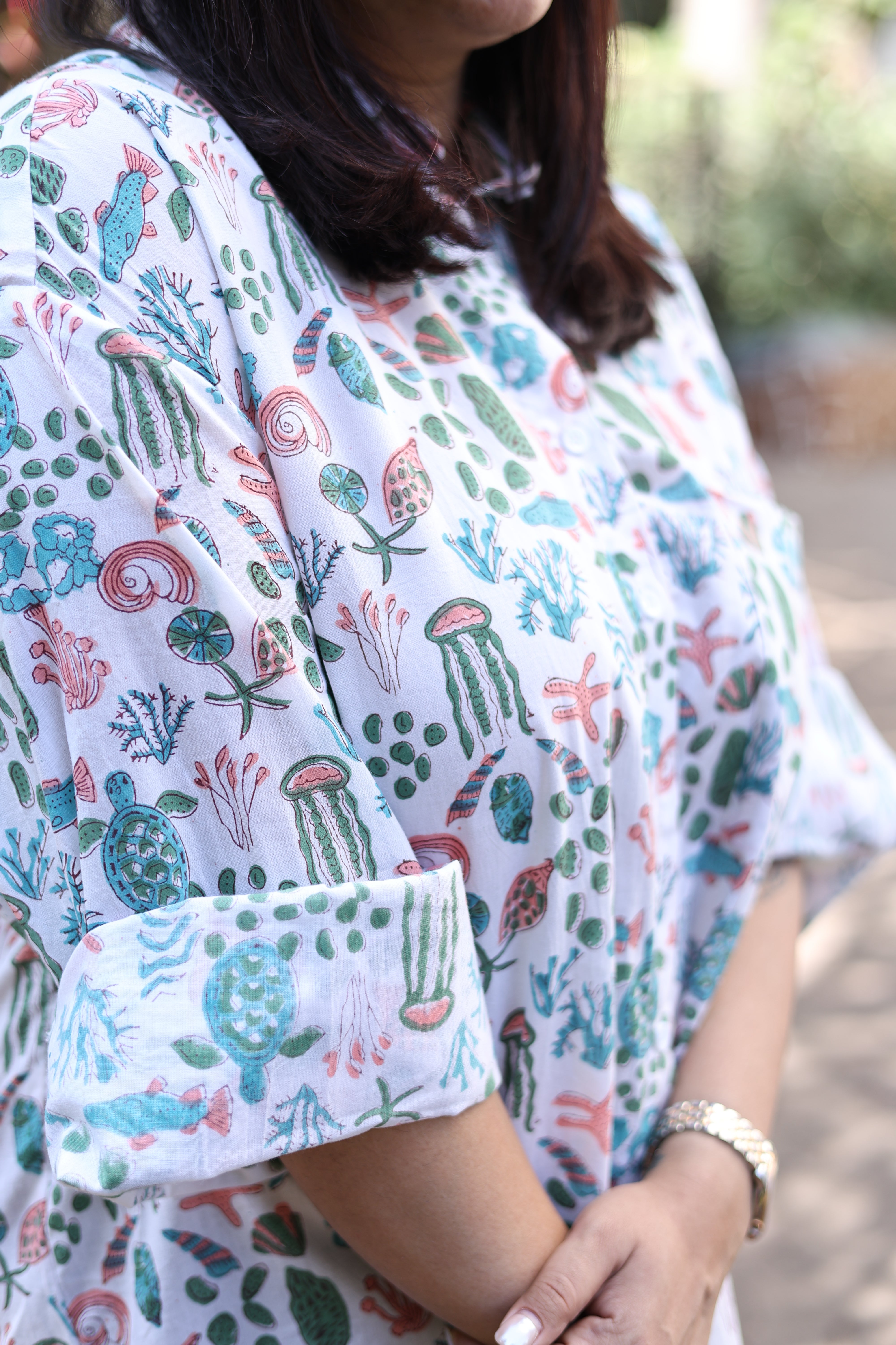 Underwater World Oversized Shirt