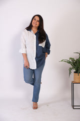 Color Me Stripe Oversized Shirt