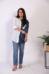 Color Me Stripe Oversized Shirt