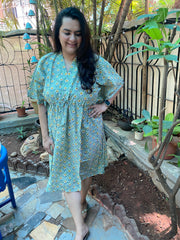 Mint Floral Kaftan
